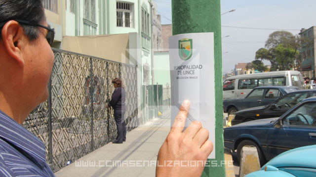 Señalización Inclusiva - Braille en Perú